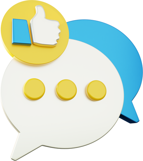 3D Comment Illustration